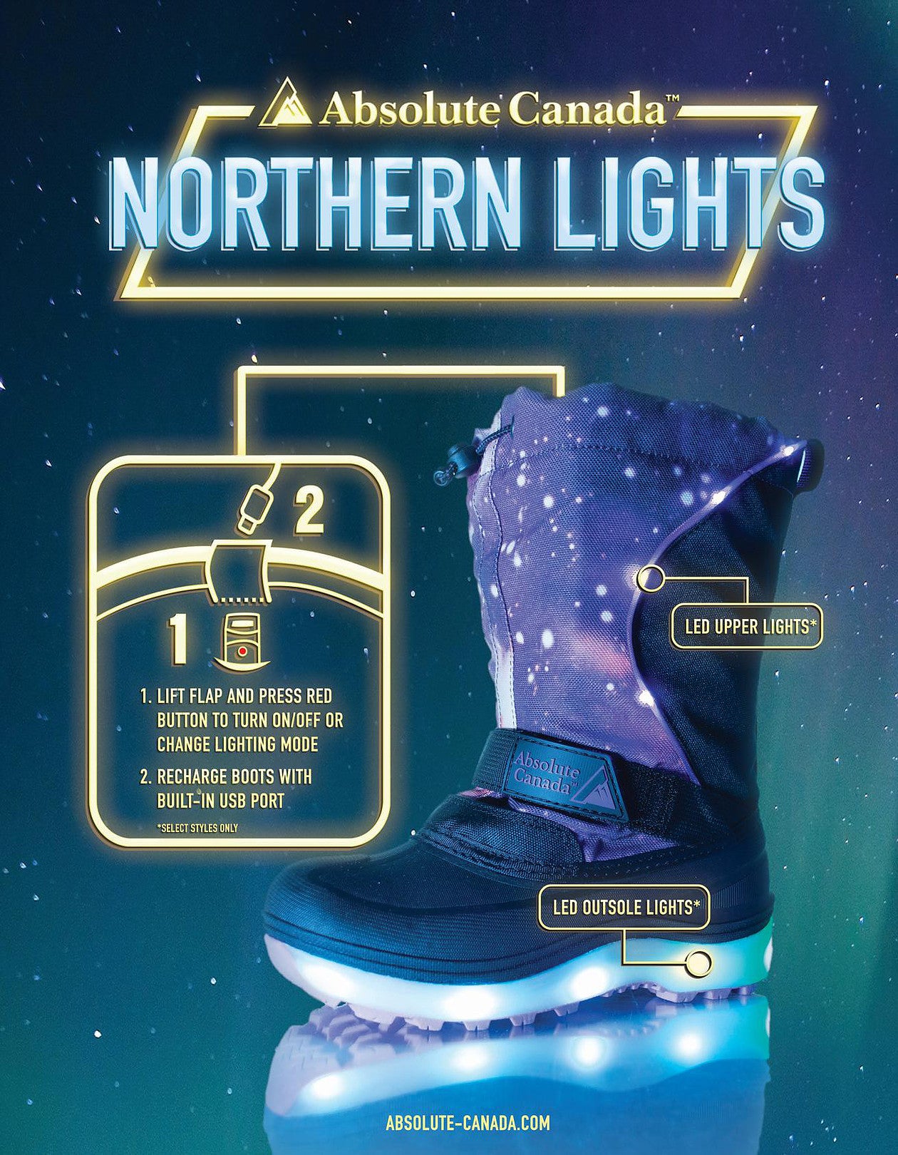 How To Operate The LED Lights In Your Boots
