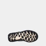 Women's short nylon winter boot in black