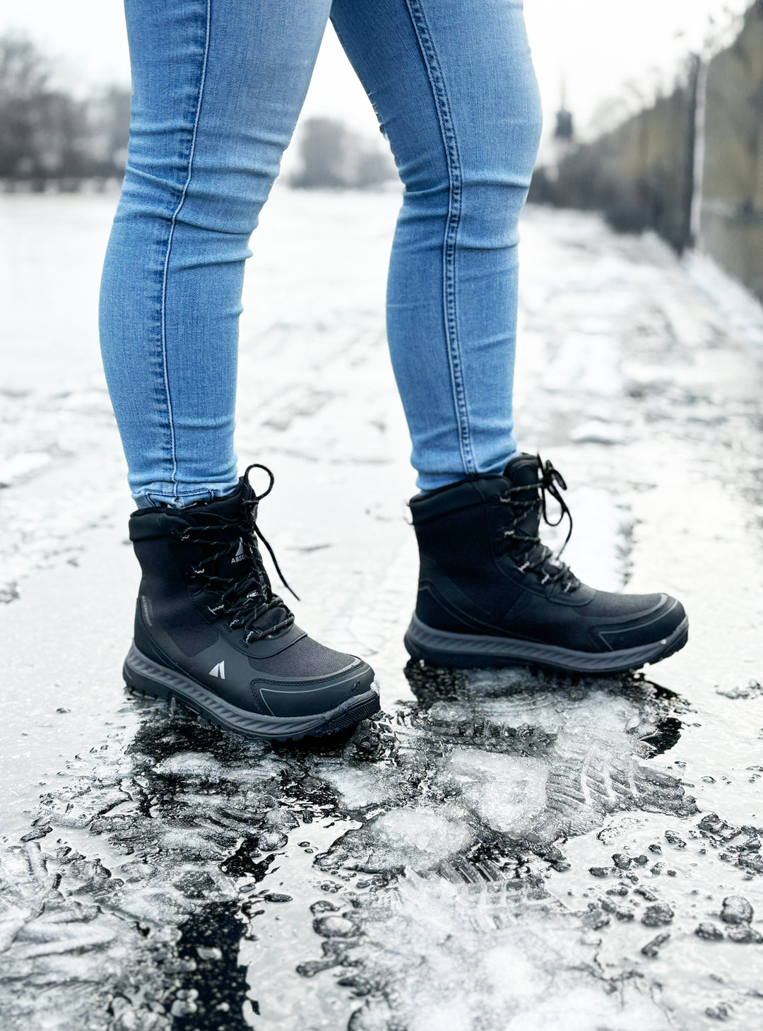 Peyton womens winter sneaker boot in slush